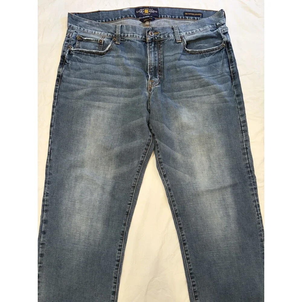 Lucky Brand‎ Jeans Men's 38x34 Blue Med Wash 361 Vintage Straight